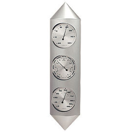 Alle in einem Innenthermometer-Haushalts-Wetterstations-Barometer im Freien