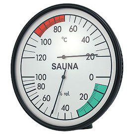 Metallkasten-Dampf-Sauna-Raumtemperatur und Durchmesser des Feuchtigkeits-Monitor-160mm