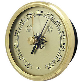 Weinlese-Messinginnenthermometer-Hygrometer im Freien für Garten-Gewächshaus