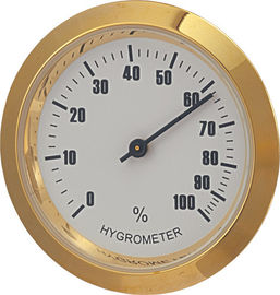 Durchmesser-runde Form des Tabak-Zigarren-Hygrometer-37.8mm für das Luftfeuchtigkeitsregler-Rauchen