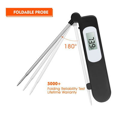 Faltbarer Sonde GRILL 392F LFGB Augenblick las Fleisch-Thermometer