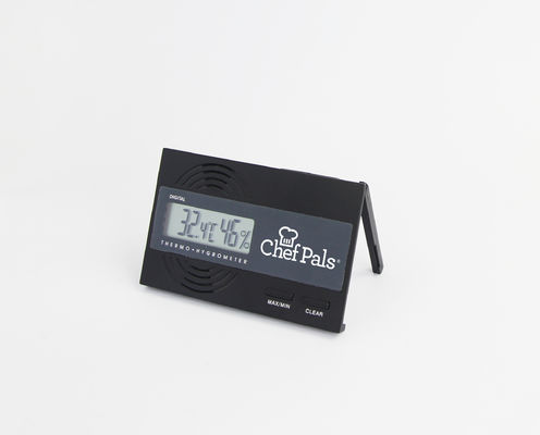 Lcd-Tischplatten-3V Batterie 90% elektronischer Feuchtigkeits-Thermometer relativer Feuchtigkeit