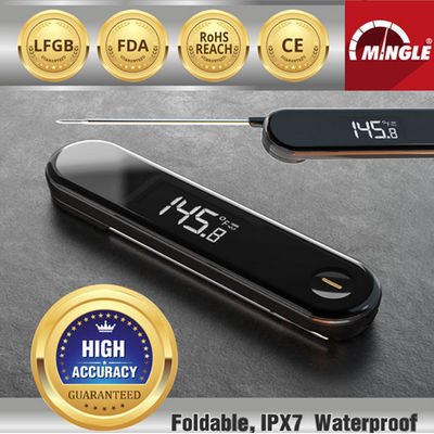 CER konforme wasserdichte kochender Thermometer IPX7 USB Aufladung