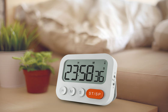 Innendigital-Timer-Uhr des Thermometer-90dB im Freien mit Warnung