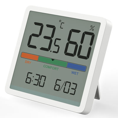 Plastikmini-Temperatur-Feuchtigkeits-Meter-berührungempfindliches Hygrometer LCD Digital
