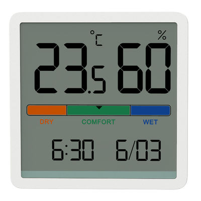 Plastikmini-Temperatur-Feuchtigkeits-Meter-berührungempfindliches Hygrometer LCD Digital