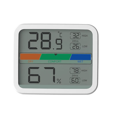ABS Plastikinnenthermometer-Digital-Temperatur-Feuchtigkeits-Meter im Freien