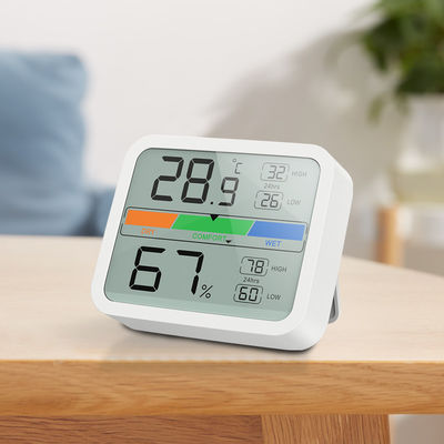 ABS Plastikinnenthermometer-Digital-Temperatur-Feuchtigkeits-Meter im Freien