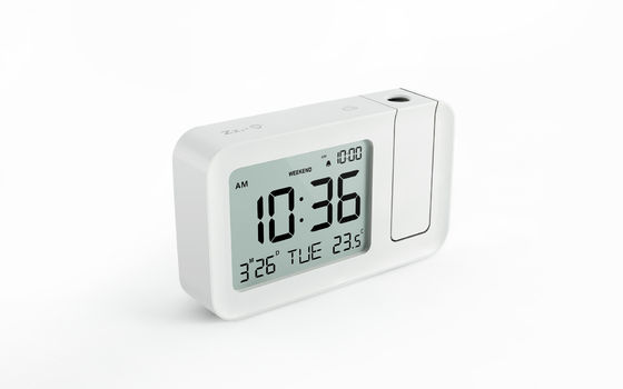 Innenthermometer-Uhr im Freien USB LCD-Anzeige Dimmable batteriebetrieben
