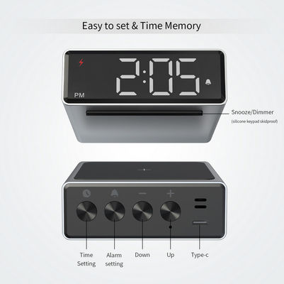 Multi uhr-Handy-schnelles Ladegerät der Funktions-10W drahtloses Aufladungs