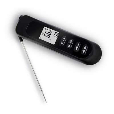 Faltender Augenblick las Digital-Thermometer mit hintergrundbeleuchtetem großem LCD-Bildschirm