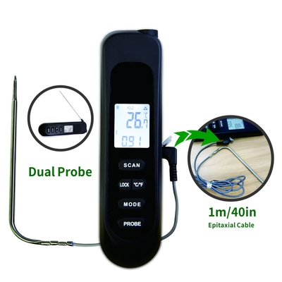 Faltender Augenblick las Digital-Thermometer mit hintergrundbeleuchtetem großem LCD-Bildschirm